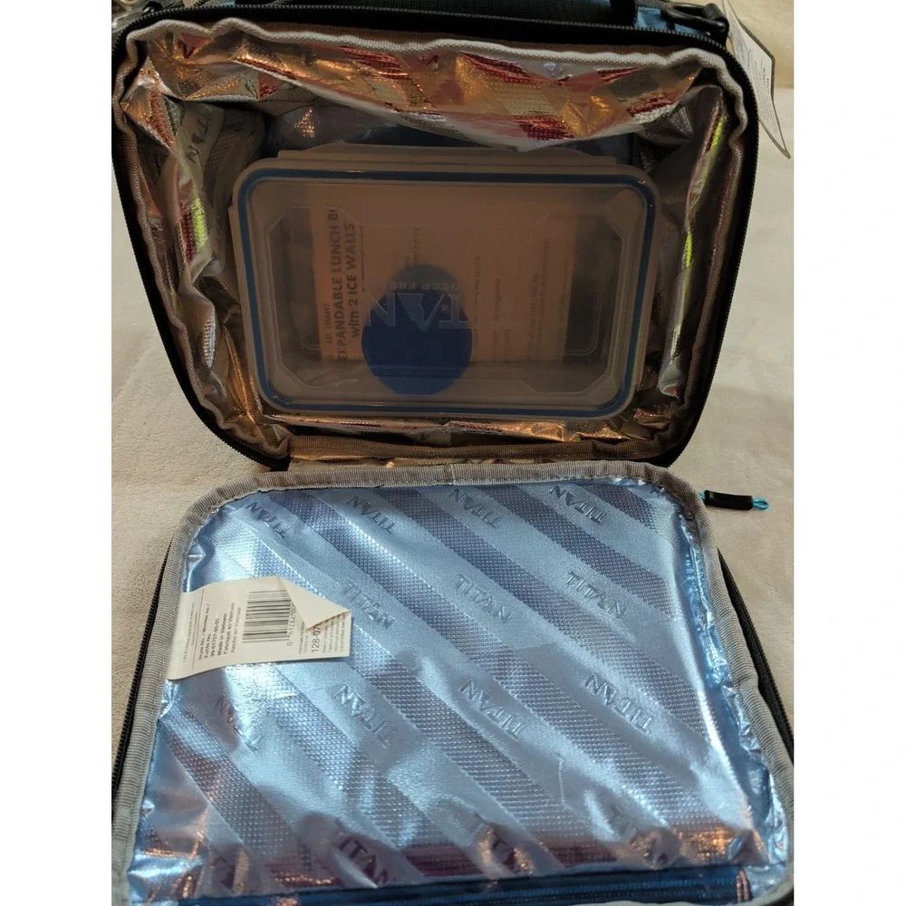 Arctic Zone Titan Deep Freeze Expandable Lunch Box Blue‎ 99-61757-00-00